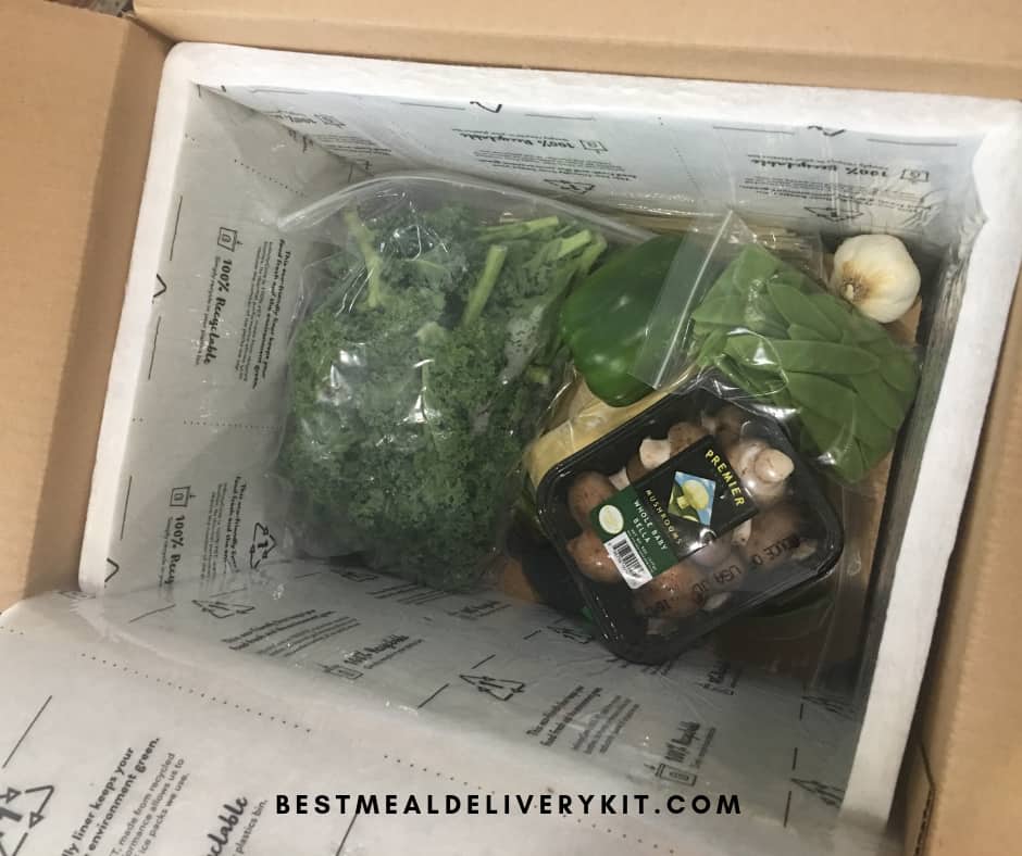 Dinnerly meal delivery box